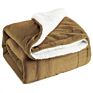 Whole- Unique Portable Soft Throw Luxury Sherpa Bamboo Blanket