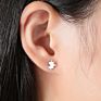 Wholesales 925 Sterling Silver Earrings Game Puzzle Stud Earrings Fit Gift Women Wearing Jewelry