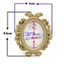 Wholesales Gold Oval Baroque Photo Frame Wedding Favors Golden Elliptical Picture Frame Event Party Supplies