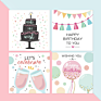 Wholesales Greeting Cards Blessing Gift Birthday Card Greeting Cards with Envelope