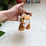 Wild Animal Tiger Plush Toy Keychain Stuffed Animal Keychain Toy Promotional Gift