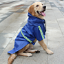 Windproof and Waterproof Pet Raining Jacket Portable Large Dog Raincoat Reflective Large Dog Clothes Hoodie Pet Dog Raincoat