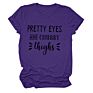 Women Pretty Chubby Print Shirts Womens Blouse Short Sleeve T Shirts and Tops Shirts