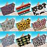 Women Square Microfiber Multicolor Pattern Animal Leopard Print Beach Towels Sunflowers Serape Colorful Pool Towel