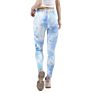 Women Stretch Sport Yoga Casual Fitness Mid Waist Compression Tie Dye Leggings