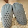 Womens Knit Fleece Cable Gripper Socks Warm Fuzzy Non-Slip Home Floor Slipper Socks