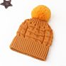Women's Knitted Slouchy Beanie Hat Warm Ski Faux Fur Pompom Hats