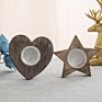 Wooden Candle Holder Home Decoration Wooden Craftwork Creative Candles Base Decoration Candlestick