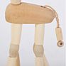 Wooden Desktop Decoration Toy Wooden Animal Finger Push Puppet for Kids Gifts