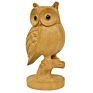 Wooden Handicraft Wooden Owl Figurine Statues
