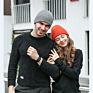 Wool+Acrylic Cable Knit Beanie Hat Hats Beanie with Logo