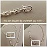 Xuqian Gold Plated Chunky Curb Chains for Women Bracelet Necklace Jewelry Making