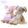 Year of the Rat Mascot Ballet Mouse Toys Stuffed Animals Rat with Dress Annual Gift Plush Toy