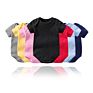 Yiwu 0-24M 100% Organic Cotton Plain Infant Newborn Baby Pink Blue White Unisex Rompers Short Sleeve Jumpsuit