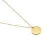 Yiwu Jewelry Stainless Steel 15Mm Coin Charm Chain Adjustable Gold Necklace Designs Women