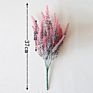 Z337Artificial Flowers Romantic Provence Lavender Plastic Wedding Decorative Vase for Home Decor Grain Christmas Simulationplant