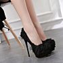 Zapatos De Pole Dance Silk Upper 16Cm Super Height Platform Women Stripper Red Bottom Heels