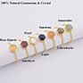 Zg0449 Healing Crystal Jewelry Ring Stacking Natural Gemstone Crystal Ring