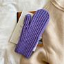 Zg Korean Chic Gloves for Women Gentle Elegant Ins Gloves Lady's Warm Gloves Knitted Full Finger Mittens