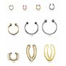 Zinc Alloy Bikini Front and Back Chain Circle Connector