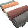 Zogift Color Bamboo Cotton Solid Plain Newborn Baby Muslin Swaddle Blanket for Spring