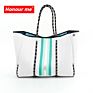 Neoprene Beach Tote Bag Women Shopping Bag Light and Soft Fabric Extra Large Capacity Eco-Friendly Single Shoulder Bag