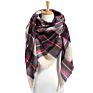 Newest Triangle Scarf for Women Plaid Shawl Cashmere Scarves Bufanda Blanket &Dropshipping