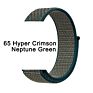 Qiman Nylon Iwatch Band Replacement Strap Nylon Loop Watch Band for Apple Watch Fabric Nylon Strap for Iwatch 7/6/5