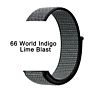 Qiman Nylon Iwatch Band Replacement Strap Nylon Loop Watch Band for Apple Watch Fabric Nylon Strap for Iwatch 7/6/5