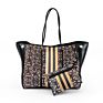 Neoprene Beach Tote Bag Women Shopping Bag Light and Soft Fabric Extra Large Capacity Eco-Friendly Single Shoulder Bag