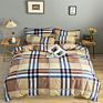 Luxury Printed Pillow Case Bed Sheet and Quilting Comforter Sets Quilt Bedding 4 Piece