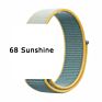 Qiman Nylon Iwatch Band Replacement Strap Nylon Loop Watch Band for Apple Watch Fabric Nylon Strap for Iwatch 7/6/5