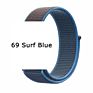 Qiman Nylon Iwatch Band Replacement Strap Nylon Loop Watch Band for Apple Watch Fabric Nylon Strap for Iwatch 7/6/5