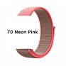 Qiman Nylon Iwatch Band Replacement Strap Nylon Loop Watch Band for Apple Watch Fabric Nylon Strap for Iwatch 7/6/5