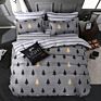 Luxury Printed Pillow Case Bed Sheet and Quilting Comforter Sets Quilt Bedding 4 Piece