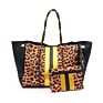 Neoprene Beach Tote Bag Women Shopping Bag Light and Soft Fabric Extra Large Capacity Eco-Friendly Single Shoulder Bag