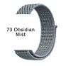 Qiman Nylon Iwatch Band Replacement Strap Nylon Loop Watch Band for Apple Watch Fabric Nylon Strap for Iwatch 7/6/5
