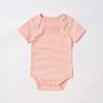 0-24M Lap Shoulder 100% Organic Cotton Short Sleeve Baby Bodysuit