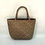 079 Natural Seagrass Tote Shopping Bags Vietnam Woven Seagrass Beach Handbag