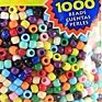1000 Pcs Craft Diy Beads Set Plastic Rainbow Beads in Mix Colors Pony Beads for Bracelets Jewelry Making Diy Gift for Children