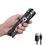 1000Lm Adjustable 5 Modes Bright Light Torch Rechargeable Led Torch with Large Capacity Battery Long Battery Life Flashligh