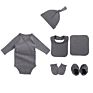 100% Cotton Baby Boy's Rompers Babies Girl Clothes Newborn Infant Knitted Kimono Bodysuit Solid Baby Kimono Romper Set