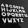 100Pcs A-Z Full Rhinestones Slide Alphabet Letters Charms for Diy Wristbands Bracelets Keychains Jewelry Making