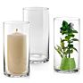 10 Inch 12Inch Cylinder Flower Restaurant Table Hand Blown Glass Vase