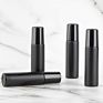 10 Ml Shipping Heavy Wall 10Ml Perfume Essential Oil Thick Frosted Color Matte Black Glass Roller Bottle with Roll on Ball