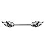 10Pairs/Set Stainless Steel Nipple Rings Tongue Ring Piercing Body Jewelry Barbell Cz Heart Shape Rings for Women Girls
