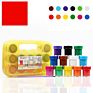 12 Colors Non-Toxic Kids Pot Craft Acrylic Finger Paint Set