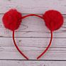12Colors Headband with Rainbow Pom Poms Hair Band for Girls Hair Hoop Fur Ball Furry Ears Stylish and Easter Gift