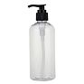 16 Oz 500 Ml Amber Pet Plastic Refillable Pump Hand Soap Bottles Plastic Body Wash Liquid Soap Bottles with Pump Dispenser