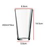 16Oz 450Ml Beer Glass Tumbler Drinking Pint Glass Cup